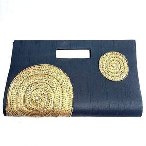 90’s Artsy Women’s Beaded Sequin Clutch Party Purse Vintage Vibe Opera